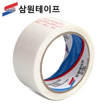 삼원테이프 OPP 컬러 박스테이프 백색 흰색 40M, 10개