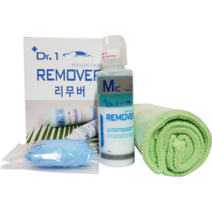 1+1 엠씨랩 리무버+스크래치 타월 주방 욕실 찌든때 차량컴파운드 흠집 기스 제거 헤드라이트복원, 리무버60ml and 극세사타월 니트릴장갑