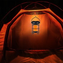 무단 조광 텐트 랜턴 유형-C USB 충전식 생활 방수 야외 실내 정원 하이킹, 한개옵션0