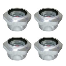 Boltigen 공기 압축기 사이트 글라스 2.5cm(1인치) NPT 수 알루미.. 정품보장, 1'NPT-4pcs