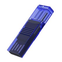 미니 TF 카드 리더 안드로이드 컴퓨터 확장 커넥터 고속 범용에 적합한 2 In One TYPE C 모바일, 02 Blue
