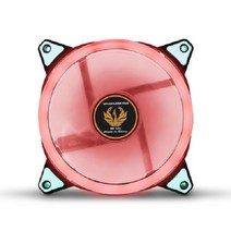 픽스콤 F120 TORNADO DOUBLING LED RED 시스템쿨러, 1개, 선택하세요