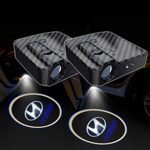 2세대 레이져 센서형 도어로고라이트 도어빔 자동차 익스테리어 무드등, 1세트(본체2개)_65 그랜져 IG