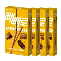롯데 초코필드 빼빼로 53g 4개 빼빼로데이 탕비실 어린이집 수능 사무실간식 주전부리 하트, 2개