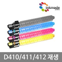 신도리코 D410 재생토너 D411 D412 D415 D416 D417 D410T27KK D410T25KC D410T25KM D410T25KY, 3. 빨강재생토너, 1개