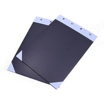 모드니즈 A4 흑표지 청표지 서류 화일철 5조, 10개입, 청색(세로)