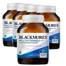 뉴질랜드 블랙모어스 Blackmores Multi For 50+ 50세이상 멀티비타민 서스테인드 릴렉스 60정, 5팩