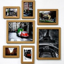 +액자M-신개념+ 못질없이 붙이는 초경량 소프트액자 사진액자, 03.소프트액자_크라프트/3x5인치(2개)