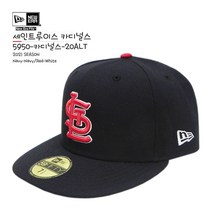 뉴에라 [슈즈네][정품] MLB 어센틱 세인트루이스 카디널스 얼트 야구모자 사이즈캡 59FIFTY 메이저리그 선수모자 미국직배송