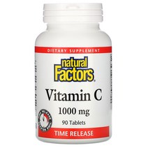 네츄럴 펙터스 비타민 C 1000 mg 90 Time Release 정