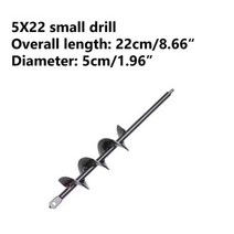 전동 핸드 가정용 드릴 세트 굴착 홀 가지 크기의 정원 오거 비트 그라운, 5cm 22cm