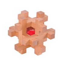 치매예방퍼즐 게임 클래식 IQ 3D 나무 연동 버 퍼즐 듣기 잠금 하노이 타워 마인드 두뇌 티저 키덜트, KM10