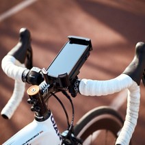 SAFTY거치대 자전거 휴대폰거치대, 레드블랙, 1개