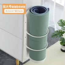 요가 매트 보관 수납 정리대 랙 폼 롤러 피트니스 장비 헬스 운동 용품 정리대, 큰 흰색  모든 요가 매트에 적합