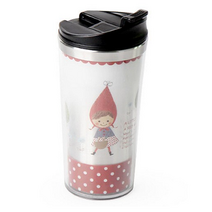 동양 신지카토 스텐텀블러, 빨간망토(흰색), 360ml