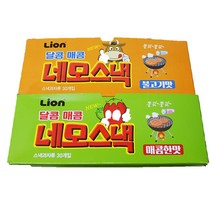 네모스낵 3종 13gX30개입, 네모스낵 매콤한맛 30개입 1곽