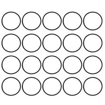 X AUTOHAUX 100pcs 20mmx1mm Nitrile Rubber O-rings Heat Resistant Sealing Seal Ring Gaskets for Car n, 1, X AUTOHAUX 100pcs 20mmx1mm Nit