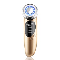 워터필링기 근적외선치료기 페이스 마사지 RF Microcurrent Mesotherapy Electroporation LED 스킨 레 쥬, 01 Rose gold