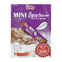 더캣츠 미니 베로베로 참치 (10gx20p) 고양이 소프트 파우치 츄르 간식