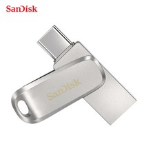 SanDisk SDDDC4 Ultra Luxe USB 3.1 플래시 드라이브 512GB Type C 256GB 듀얼 Pendrive 128GB 64GB 32GB Metal Type