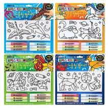 [아모스] 글라스데코자리 스티커 6종, 여름철 별자리