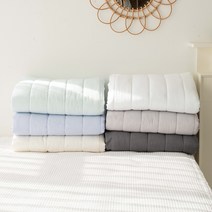 마이크로모달 워싱 밴드고정형 침대패드 6color S/SS/D/Q/K 패밀리사이즈, 05_민트