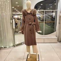 씨씨콜렉트 NC12 후드폭스퍼 밸티드코트 E224MSH163