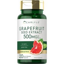 칼라일 자몽씨 추출물 500MG 120캡슐, 120정, 1개