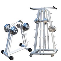 덤벨거치대 아령렉 정리대 가정용 받침대 랙 아령바, H