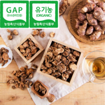 강원도 홍천 유기농으로 재배한 구수한 누룽지향이나는 돼지감자 차, 유기농돼지감자400g