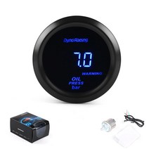자동차 전방 감지 센서 Dynoracing 2 quot 52MM 디지털 오일 압력 게이지 0 7bar 프레스 블루 led 미터 TT102445 599EA 2, 단일옵션