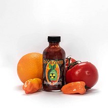Da Bomb Beyond Insanity Hot Sauce 4oz Bottle Made with Habanero and Chipotle Peppers Original Hot, 1