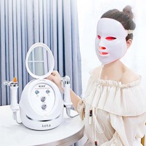 keka 워터 피지 흡입기 LED 마스크 초미세 기포 모공 딥클렌징 미스트기 초음파탐두 쿨링케어 가정용 피부 홈관리기, 피지흡입+미스트기+쿨링케어+초음파+LED마스크