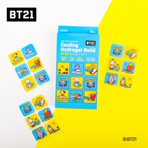 BTS BT21 쿨링 하이드로 겔밴드 18매입 썸머패치 모기밴드 모기물린데