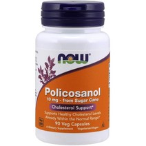 나우 Policosanol 폴리소사놀 10mg 90캡슐 1개