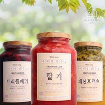 [웰굿] 수제청 달콤새콤상큼세트딸기 트리플베리 패션후르츠 각500g, 없음