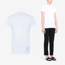 기타 [명품]남성 마르지엘라 21SS 탭프린팅 화이트 반팔 S50GC..