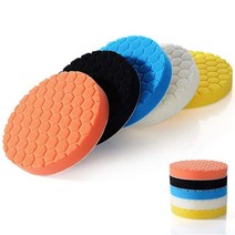 5인치광택패드 자동차광택기 5Pcs 연마 패드 키트 스레드 3/4/7/6/5 인치 자동차 버핑 세트 스폰지 폴리 셔, 01 3inch 5 Pcs