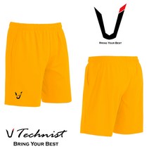 테크니스트 배드민턴 반바지 옐로우 21TP-82KA02YL