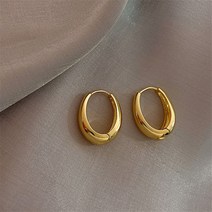 순금 링 귀걸이 여자 여성용 LATS 패션 왜곡 인터위브 트위스트 메탈 서클 라운드 후프 액세서리 레트로 파티 쥬얼리