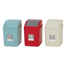 코멕스 클린푸쉬 휴지통 1.38L 민트, 레드