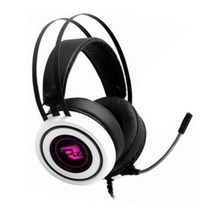경량 입체 사운드 LED 게이밍 헤드셋 / PC 고가 BJ 좋은 장비 귀안아픈, 화이트