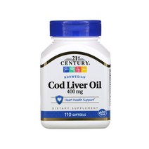 21세기 센트리 노르웨이 대구 간유 400mg 소프트젤 110정, 1개, 기본