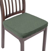 감성 붙박이의자 스탠딩 의자 PU 가죽 시트 커버 방수 주방 다이닝 체어 슬립 스트레치 케이스 탈착식 쿠션 보호대 1/2/4/6 개, [01] 1PC, [13] Plush surface