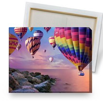 퍼니플 DIY 비즈 보석십자수 캔버스형 50x40 환상의 열기구(B45024C)