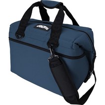 AO Coolers 고밀도 단열재가 있는 오리지널 소프트 쿨러 모시 오크 24캔, 12-Can, Navy