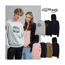 [기타브랜드] [에드하디] 22SS 남여 아트웍 맨투맨 후드 2종세트, 옵션:남_블랙100