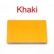 목재톱50 개/몫 섬유 레이저 마킹 기계 금속 다채로운 명함 알루미늄 합금 빈 카드 명판 co2, 08 Khaki