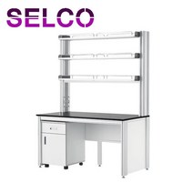 시약대형 벽면실험대 LSA-3215 알루미늄 실험실 테이블