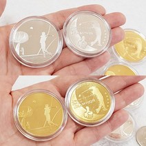 챔피언 굿샷 골프 볼 코인 마크 마커, 실버